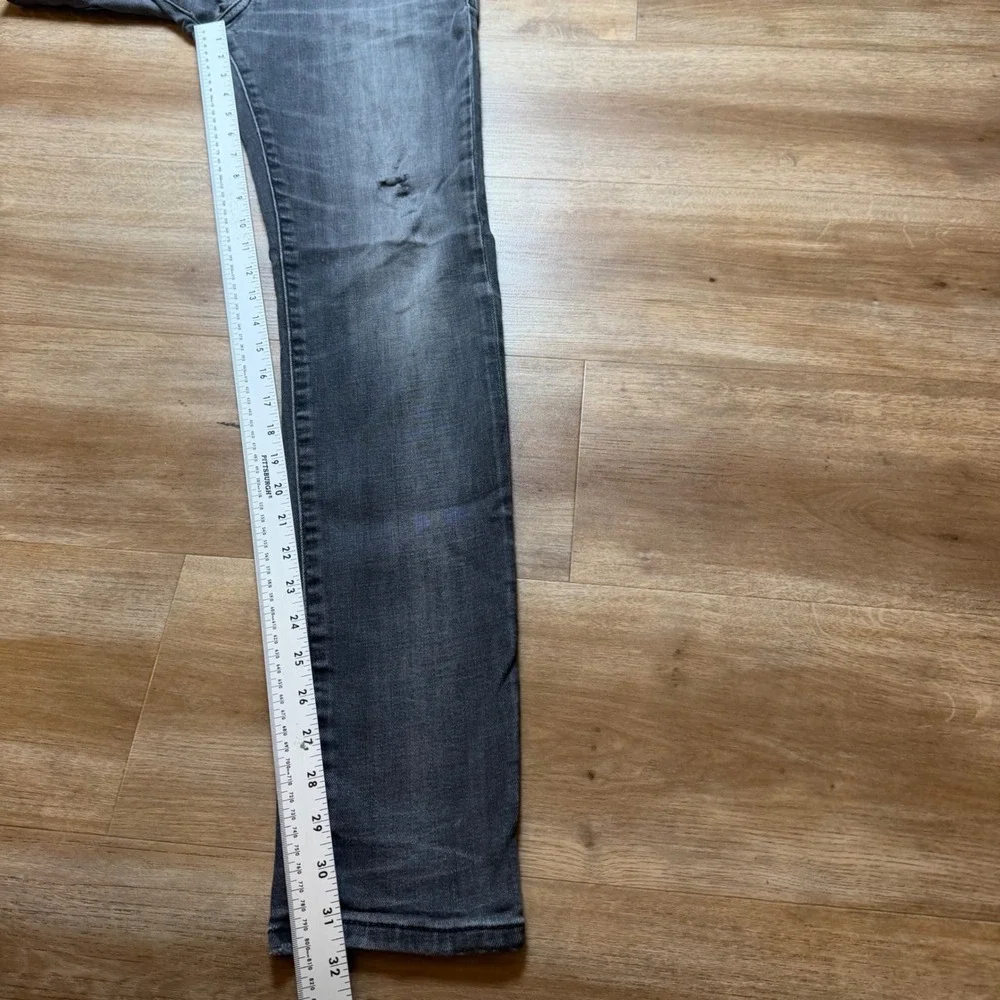 Diesel‎ D-Strukt Jeans Mens 32x32 Grey Slim Fit Distressed Faded Denim 0098B